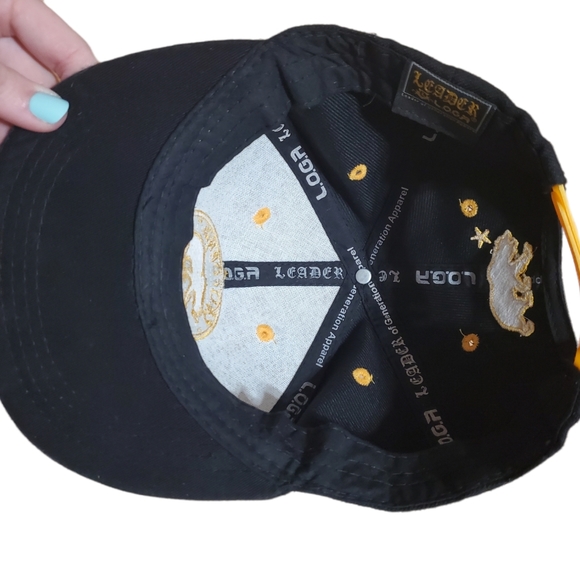 California Republic Leader L.O.G.A. Black & Yellow Snapback Hat - Picture 7 of 9